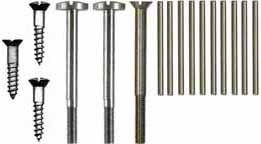 Screws & pins,
for 1746 Brown Bess,
unplated steel Screws & pins,
for 1746 Brown Bess,
unplated steel